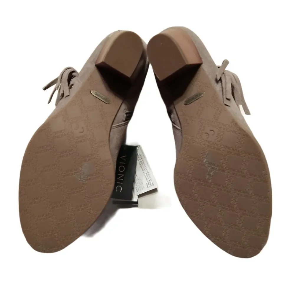 NWT Vionic Comfort Suede Faros Ankle Boots